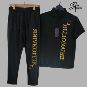billionaire premium quality soft cotton printed summer tracksuit