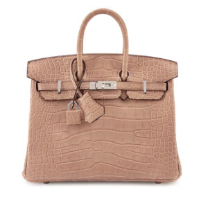 Rare Rose Tea Hermès Birkin Exotic Leather Collector’s Item