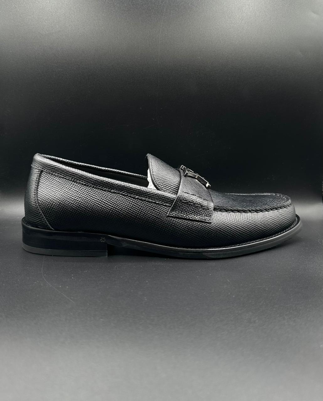 louis vuitton black leather lv buckle loafer louis vuitton black leather lv buckle loafer